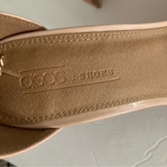 ASOS pointy heels strap soft pink toe Strap 8 - Picture 6 of 6
